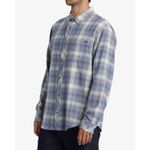 Camisa-Para-Hombre-Manga-Larga-Coastline-Flannel-Celeste-Billabong