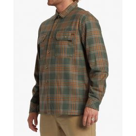 CAMISA PARA HOMBRE MANGA LARGA OFFSHORE FLANNEL VERDE BILLABONG