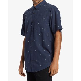 CAMISA PARA HOMBRE MANGA CORTA ALL DAY JACQUARD AZUL BILLABONG