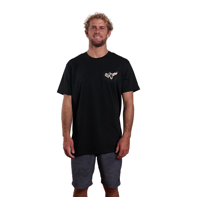 Polo-Para-Hombre--Second-Session-I-Negro-Billabong