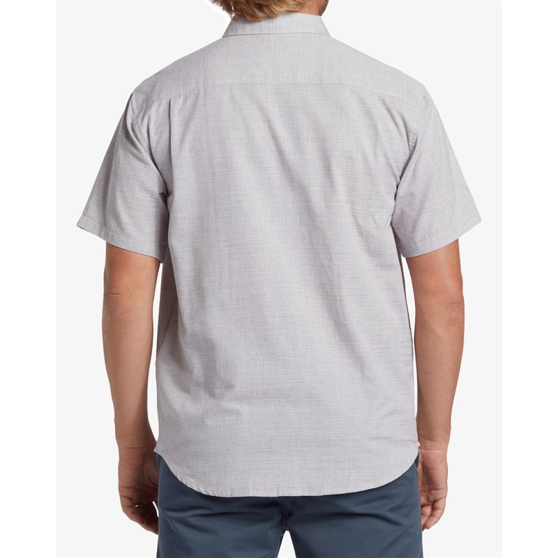 Camisa-Para-Hombre-Manga-Corta-All-Day-Ss-Gris-Billabong