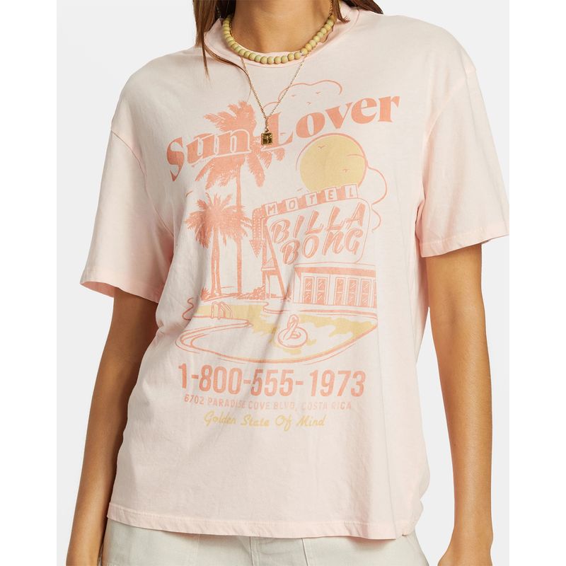 Polo-Para-Mujer-Manga-Corta-Golden-State-Rosado-Billabong