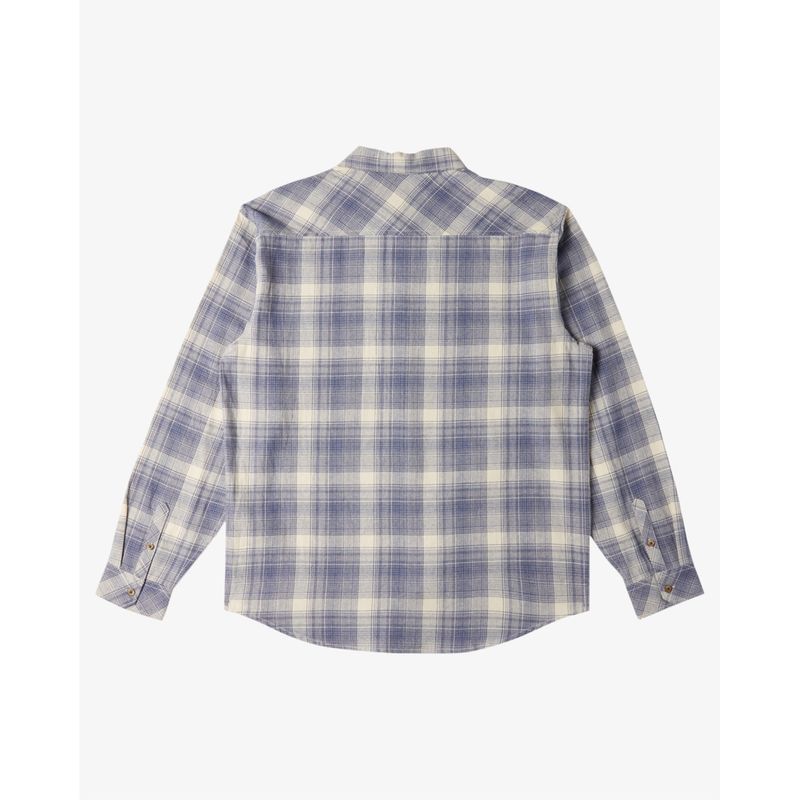 Camisa-Para-Hombre-Manga-Larga-Coastline-Flannel-Celeste-Billabong