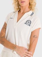 POLO-MANGA-CORTA-PARA-MUJER-SAINT-MALE-HERITAGE-BLANCO-BSOUL
