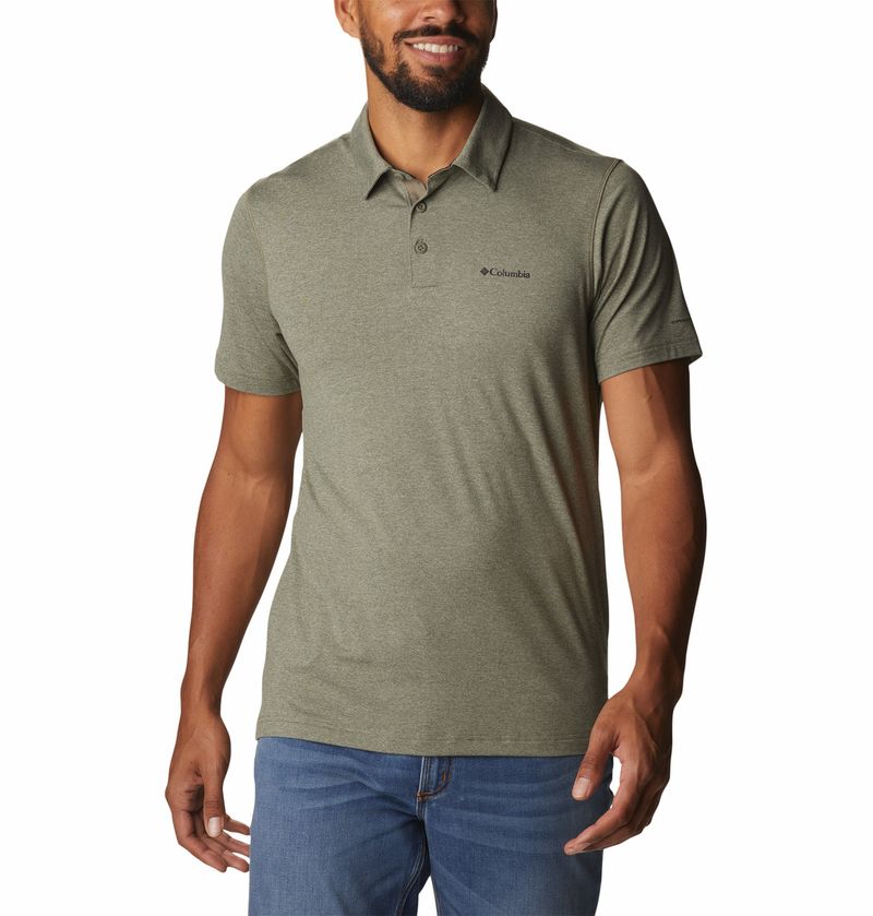 Polo-Para-Hombre-Pique-Tech-Trail™-Verde-Columbia