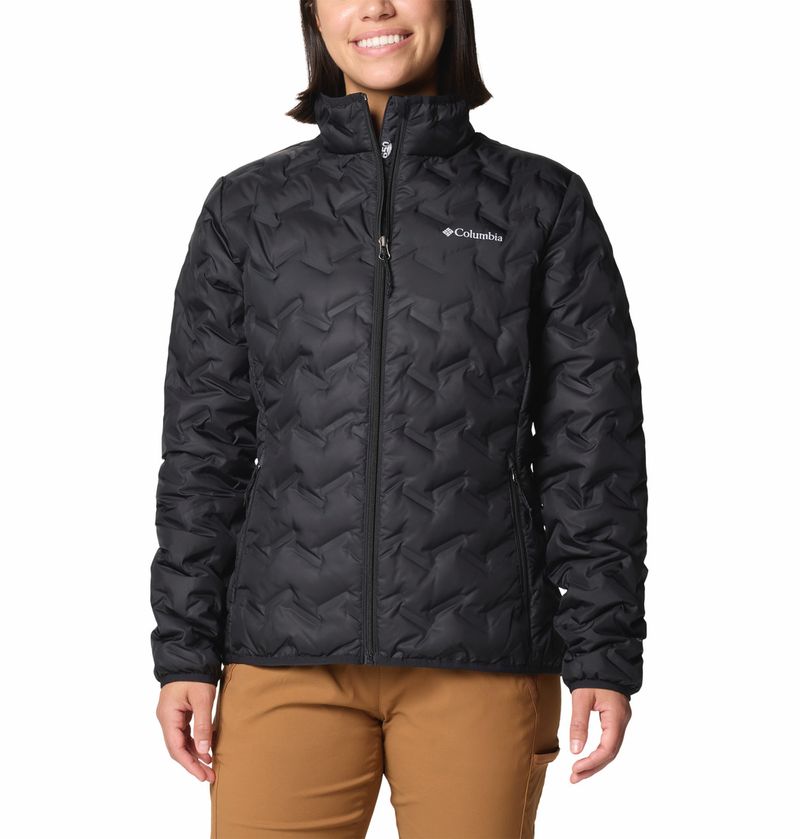 Casaca-Para-Mujer-de-Plumas-delta-Ridge™-II-Negra-Columbia