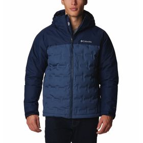 Casaca Para Hombre de Plumas Con Capucha Grand Trek™ III Azul Columbia