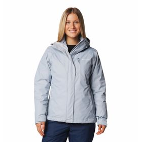 CASACA PARA MUJER 3 EN 1 WHIRLIBIRD™ V GRIS COLUMBIA