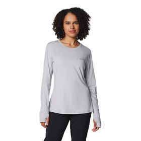 Polo Para Mujer Manga Larga Sloan Ridge™ Gris Columbia