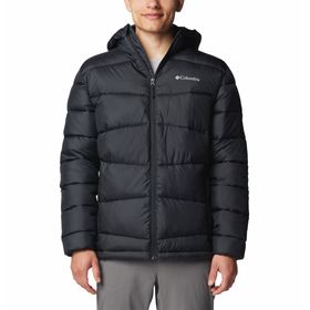 CASACA PARA HOMBRE SINTÉTICA CON CAPUCHA FIVEMILE BUTTE™ II NEGRA COLUMBIA