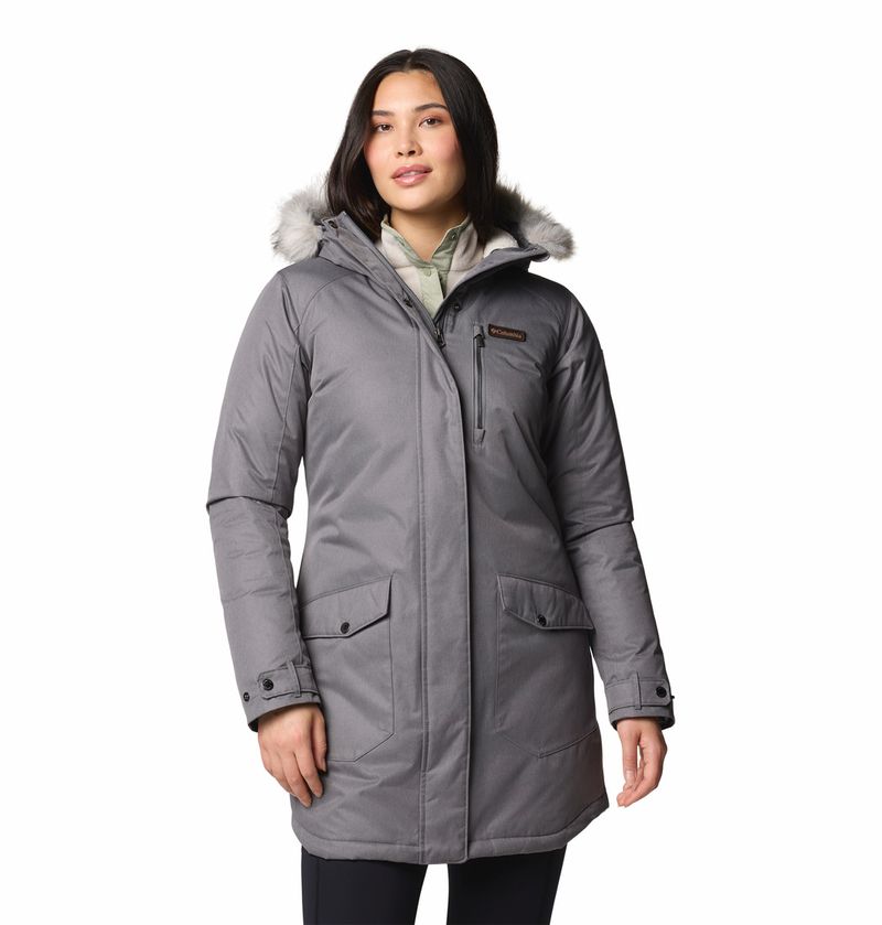 Casaca-Para-Mujer-Sintetica-Larga-Suttle-Mountain™-Gris-Columbia