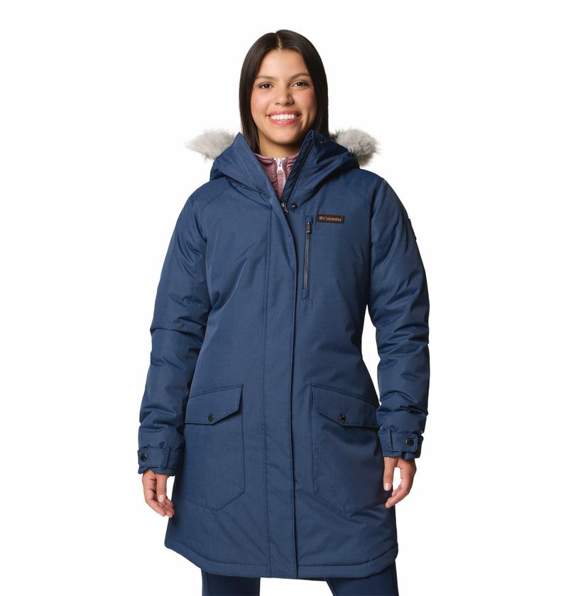 Casaca-Para-Mujer-Sintetica-Larga-Suttle-Mountain™-Azul-Columbia