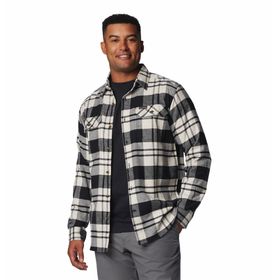 CAMISA PARA HOMBRE DE FRANELA MANGA LARGA FLARE GUN™ NEGRA COLUMBIA