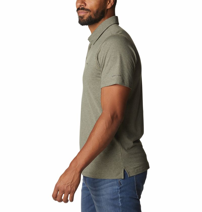 Polo-Para-Hombre-Pique-Tech-Trail™-Verde-Columbia
