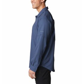 Camisa Para Hombre Manga Larga Silver Ridge™ Utility Lite Azul Columbia