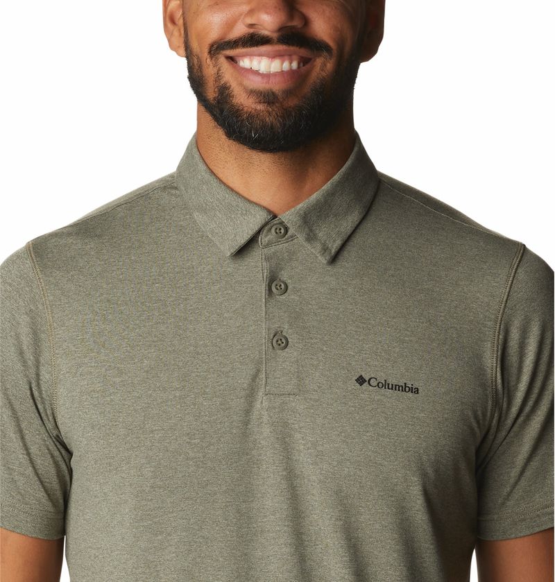 Polo-Para-Hombre-Pique-Tech-Trail™-Verde-Columbia