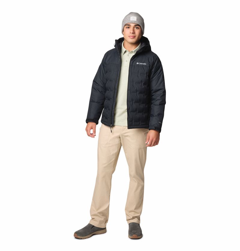 Casaca-Para-Hombre-de-Plumas-Con-Capucha-Grand-Trek™-III-Negra-Columbia