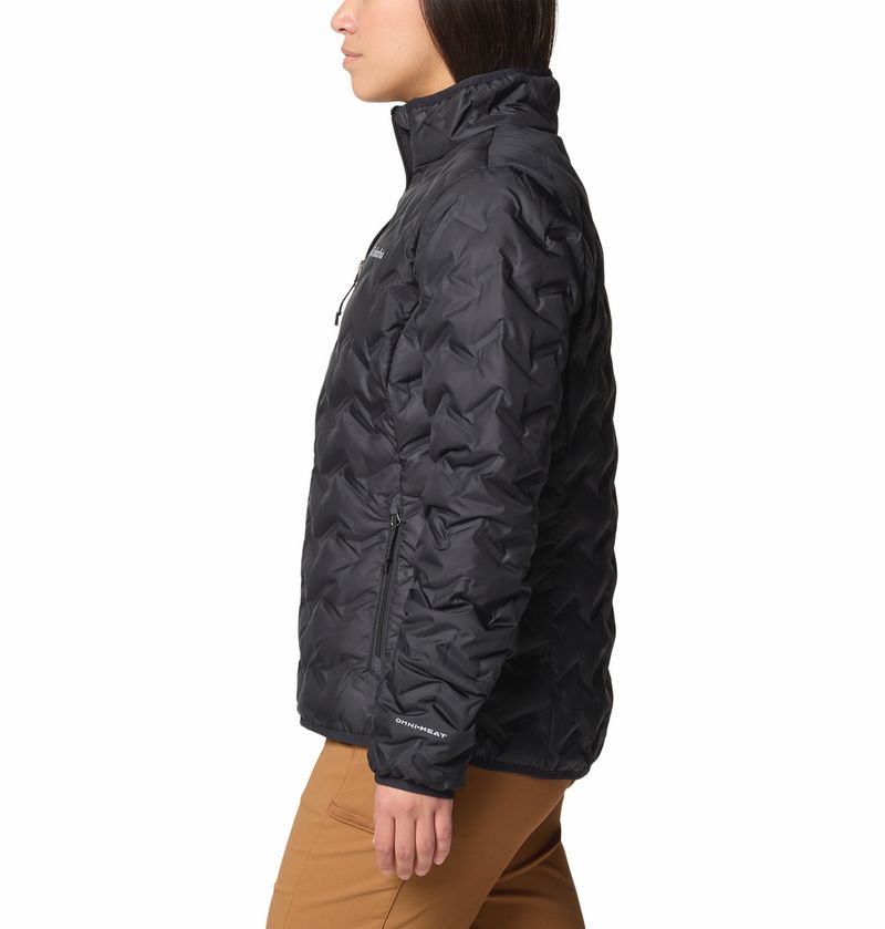 Casaca-Para-Mujer-de-Plumas-delta-Ridge™-II-Negra-Columbia
