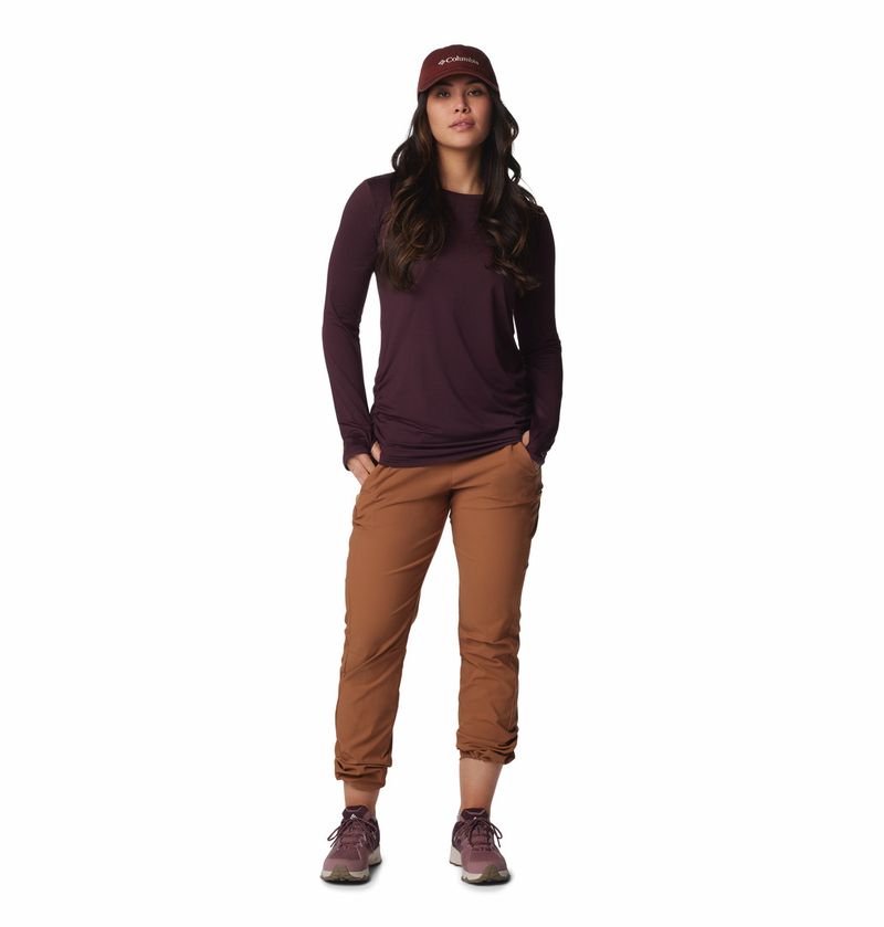 Pantalon-Para-Mujer-Leslie-Falls™-Pull-On-Marron-Columbia