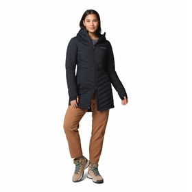 CASACA PARA MUJER SINTÉTICA MID JOY PEAK™ II NEGRA COLUMBIA