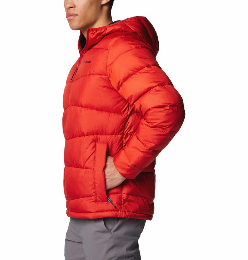 Casaca-Para-Hombre-Sintetica-Con-Capucha-Fivemile-Butte™-II-Roja-Columbia