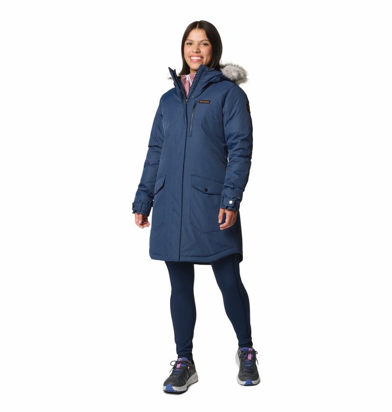 Casaca-Para-Mujer-Sintetica-Larga-Suttle-Mountain™-Azul-Columbia