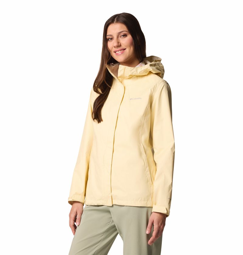 Casaca-Para-Mujer-Impermeable-Arcadia™-II-Amarilla-Columbia