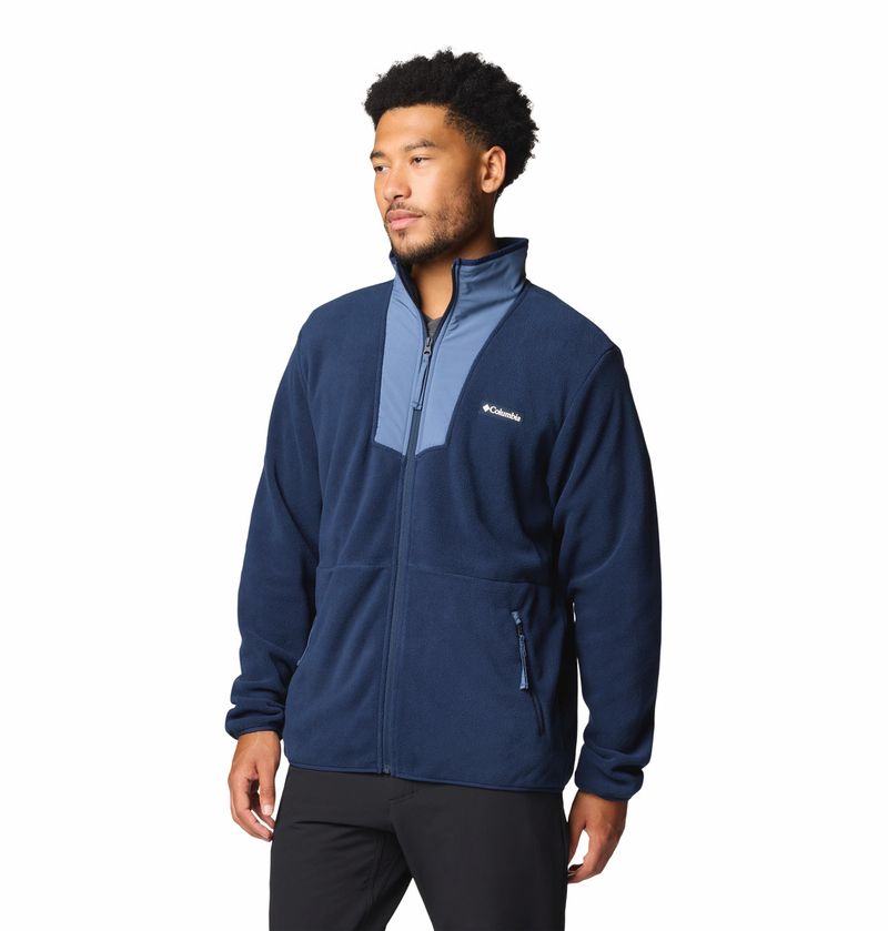Polar-Para-Hombre-Cierre-Completo-Sequoia-Grove™-Azul-Columbia
