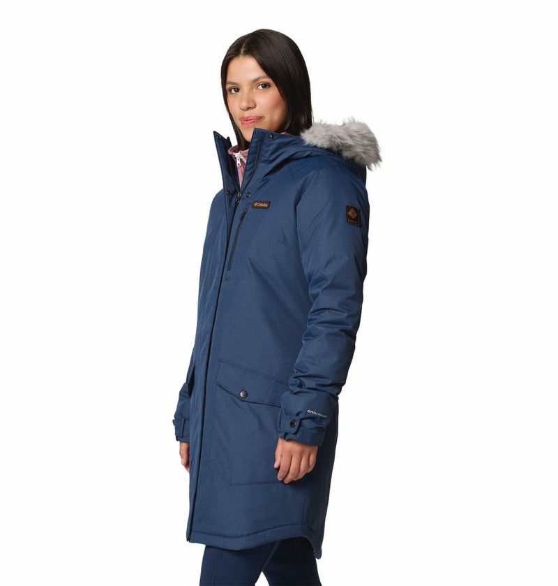 Casaca-Para-Mujer-Sintetica-Larga-Suttle-Mountain™-Azul-Columbia