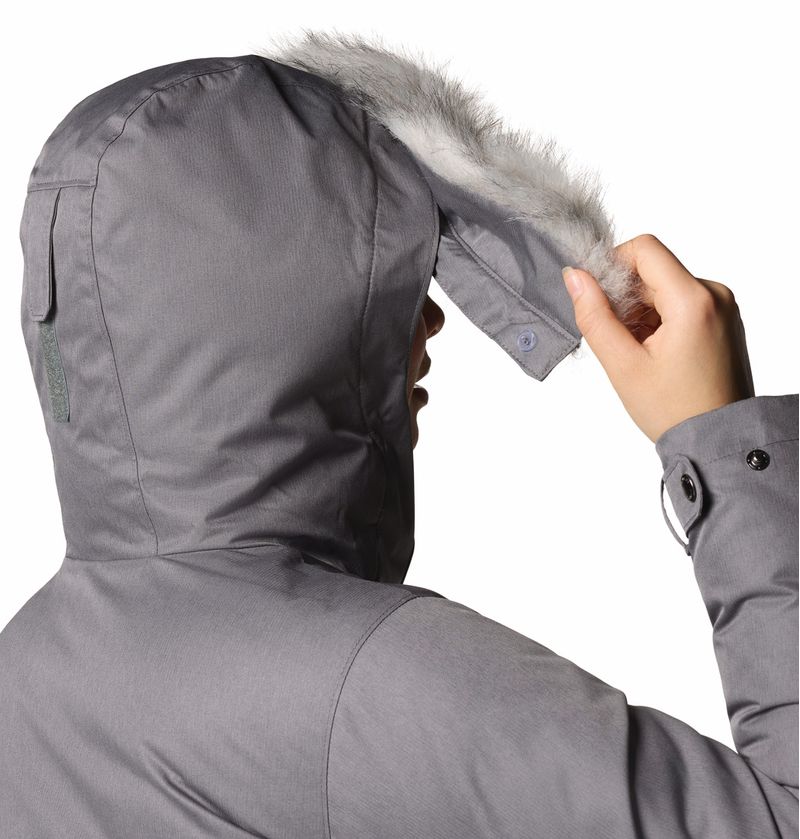 Casaca-Para-Mujer-Sintetica-Larga-Suttle-Mountain™-Gris-Columbia