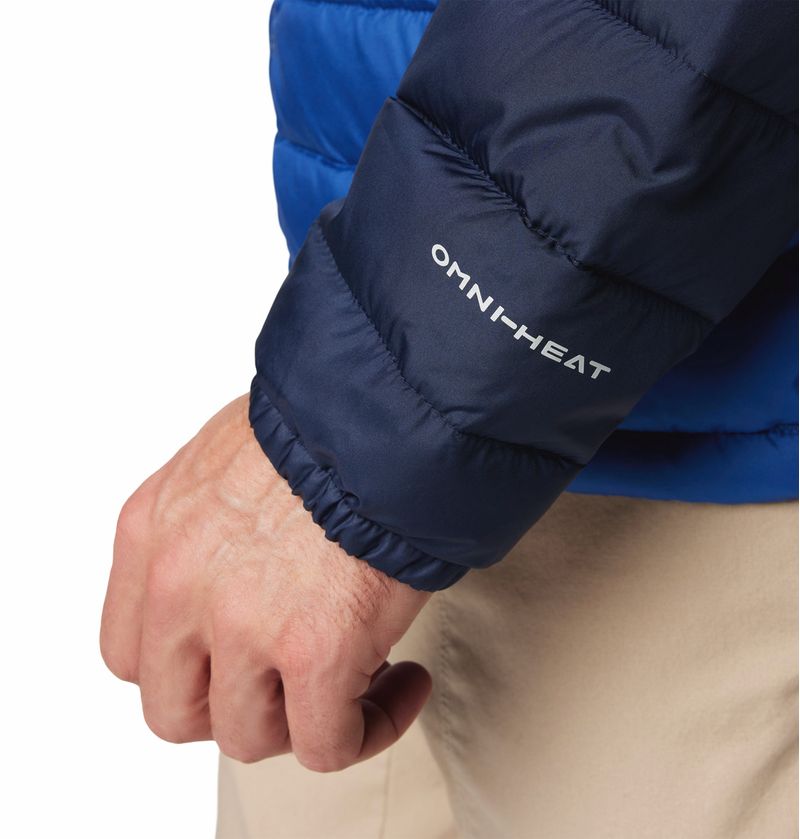 Casaca-Para-Hombre-Sintetica-Con-Capucha-Powder-Lite™-II-Azul-Columbia