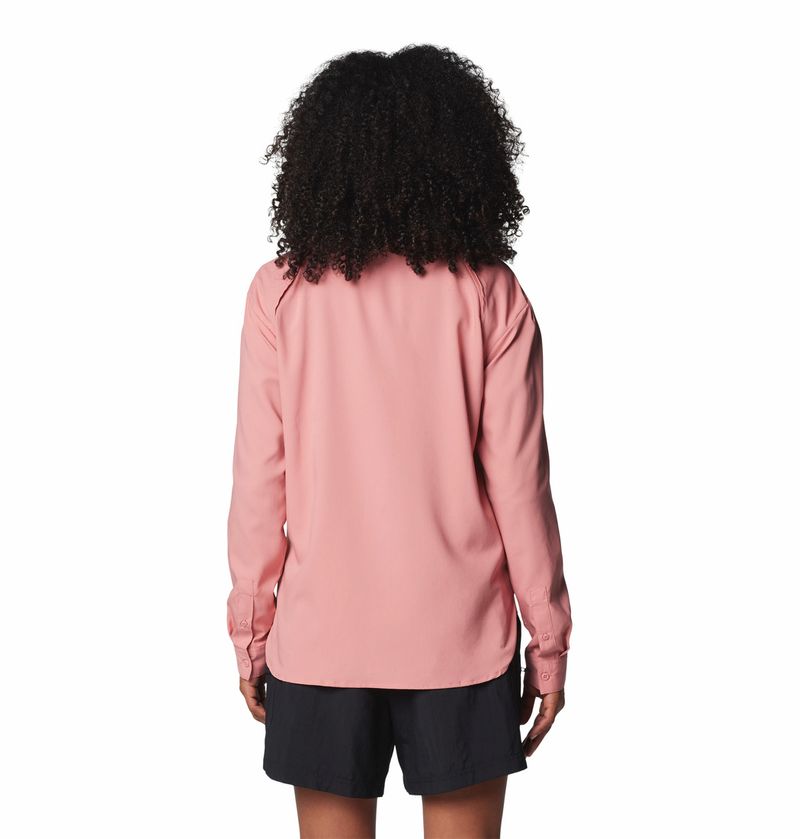 Blusa-Para-Mujer-Manga-Larga-Silver-Ridge™-Utility-Rosada-Columbia
