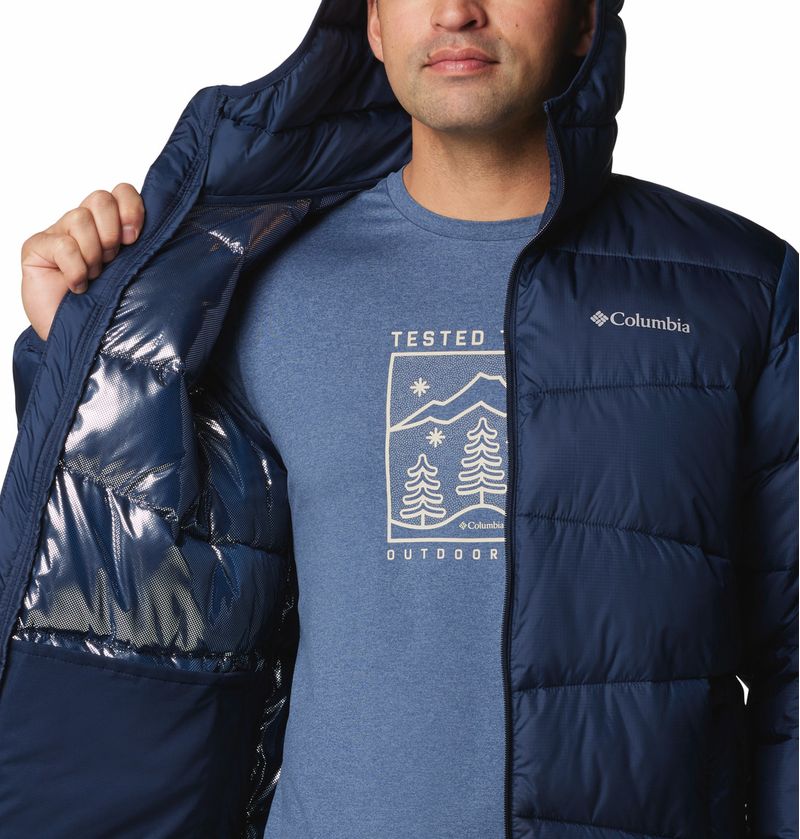 Casaca-Para-Hombre-Sintetica-Con-Capucha-Fivemile-Butte™-II-Azul-Columbia