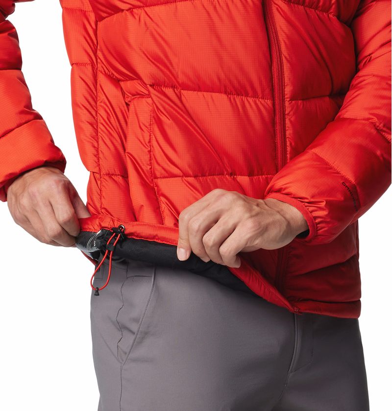 Casaca-Para-Hombre-Sintetica-Con-Capucha-Fivemile-Butte™-II-Roja-Columbia