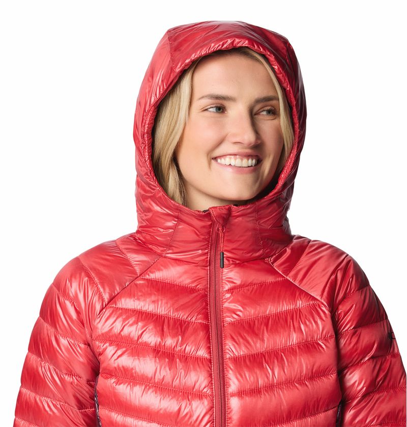 Casaca-Para-Mujer-Sintetica-Con-Capucha-Labyrinth-Loop™-II-Roja-Columbia