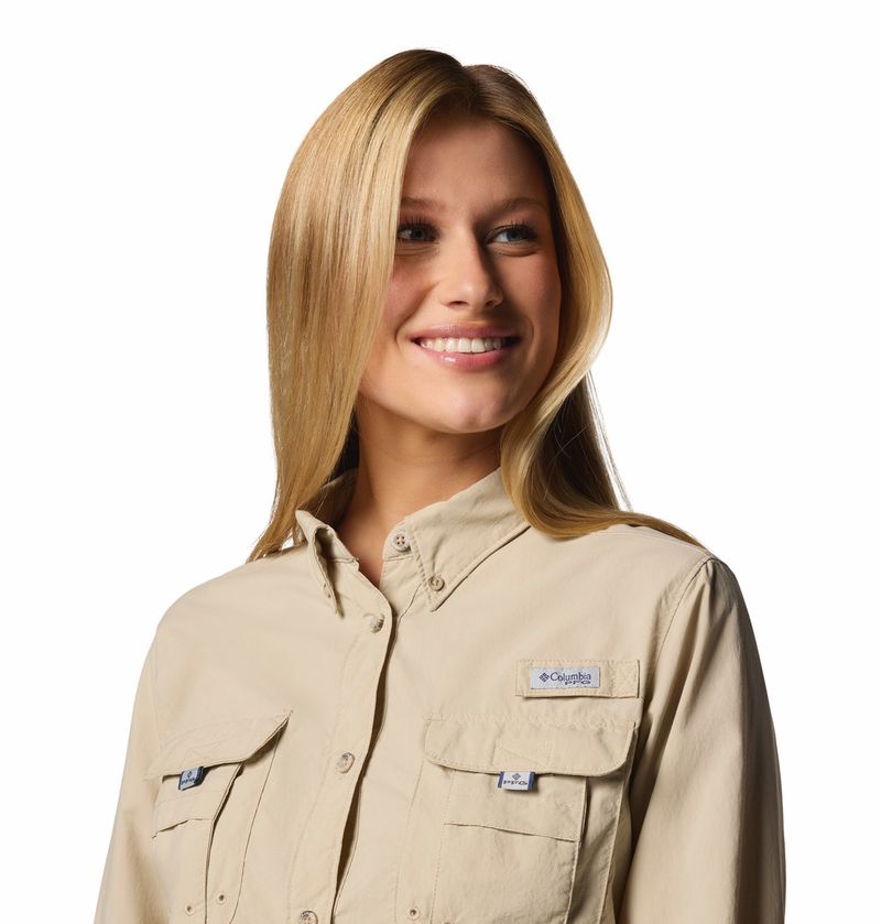 Blusa-Para-Mujer-Manga-Larga-PFG-Bahama™-II-Beige-Columbia