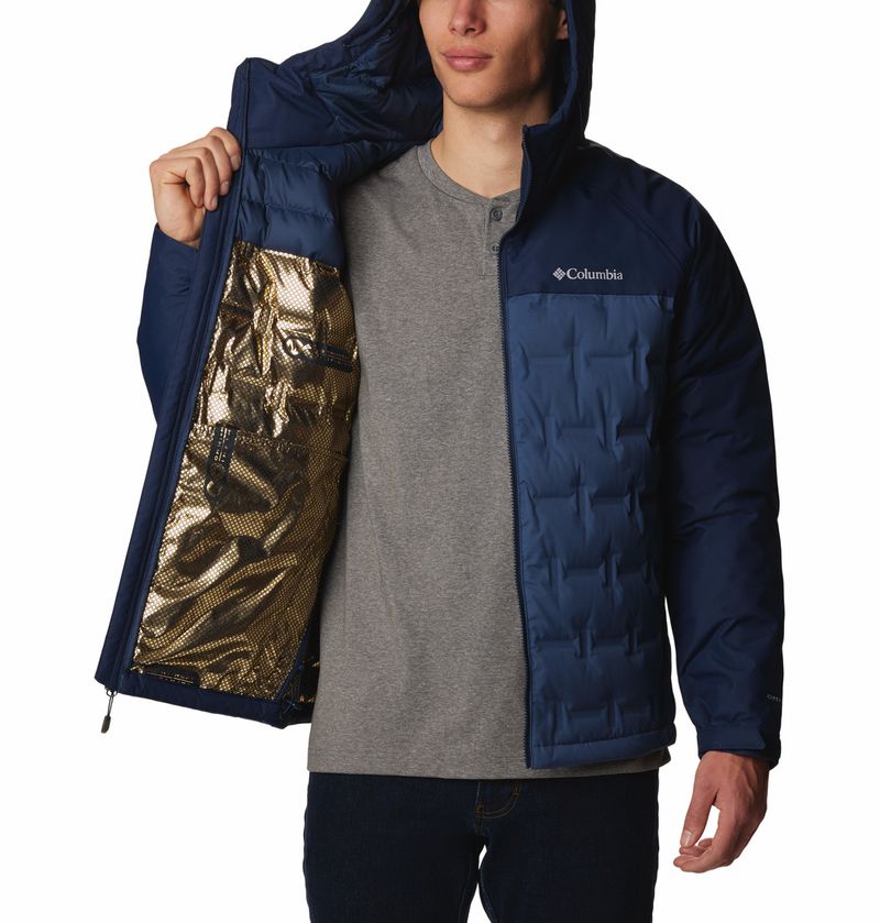 Casaca-Para-Hombre-de-Plumas-Con-Capucha-Grand-Trek™-III-Azul-Columbia