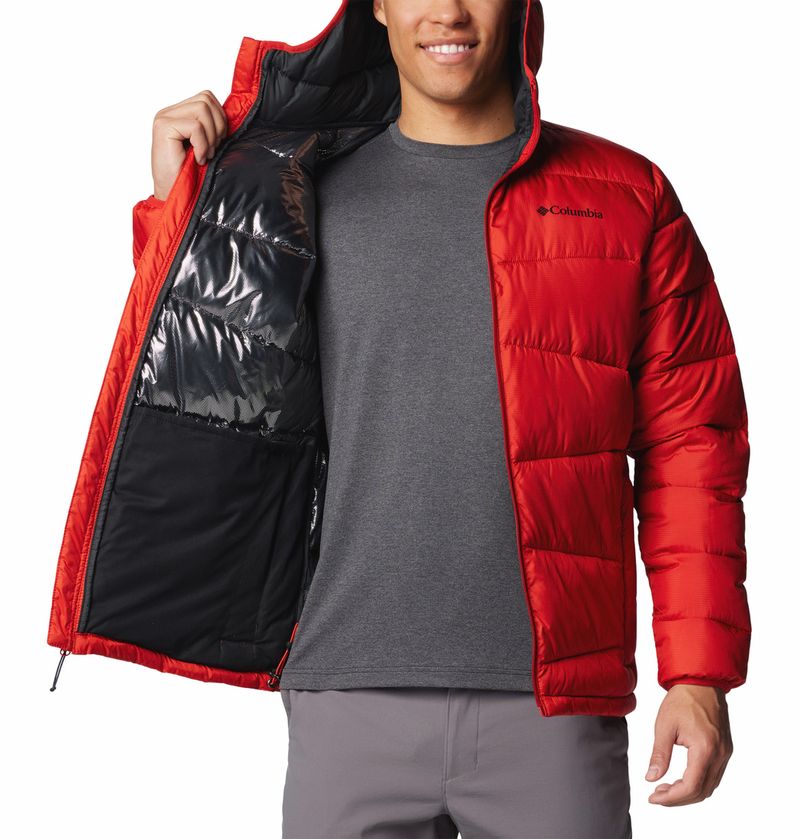 Casaca-Para-Hombre-Sintetica-Con-Capucha-Fivemile-Butte™-II-Roja-Columbia