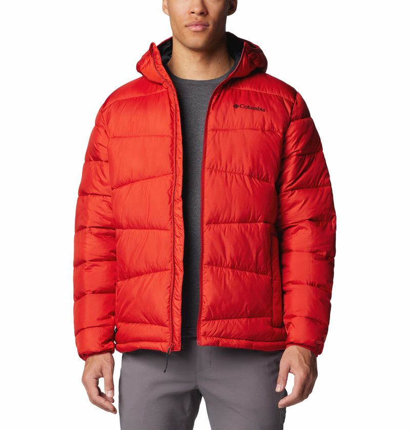 Casaca-Para-Hombre-Sintetica-Con-Capucha-Fivemile-Butte™-II-Roja-Columbia
