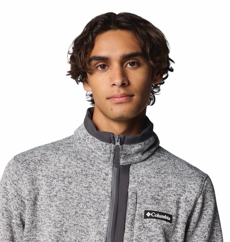 Polar-Para-Hombre-1-2-Cierre-Sweater-Weather™-Gris-Columbia