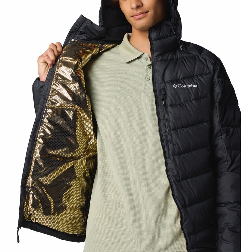 Casaca-Para-Hombre-Sintetica-Con-Capucha-Labyrinth-Loop™-II-Negra-Columbia