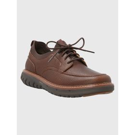 Zapato Para Hombre Cuero Smart Laceup Marron Hush Puppies