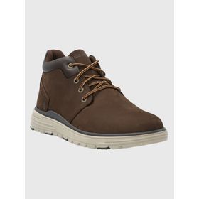 Botín Para Hombre Cuero William Marrón Oscuro Hush Puppies