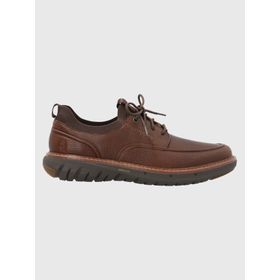 Zapato Para Hombre Cuero Smart Laceup Marron Hush Puppies
