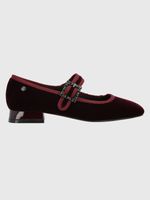 Zapato-Para-Mujer-Velvet-Hally-Burgundy-Hush-Puppies