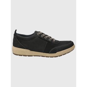 ZAPATILLA PARA HOMBRE CUERO DRAPER GRIS OSCURO HUSH PUPPIES