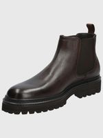 Botin-Para-Hombre-Cuero-Fort-Marron-Oscuro-Hush-Puppies