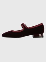 Zapato-Para-Mujer-Velvet-Hally-Burgundy-Hush-Puppies