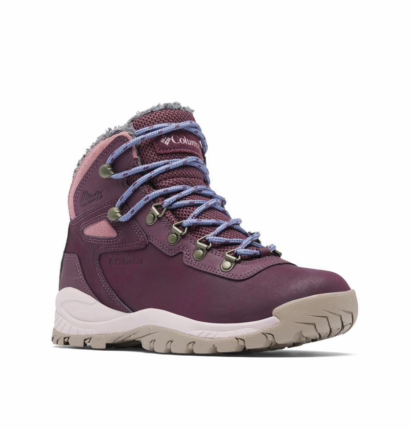 Botines-Para-Mujer-Impermeable-Newton-Ridge™-Plus-II-Omni-Heat™-Guinda-Columbia