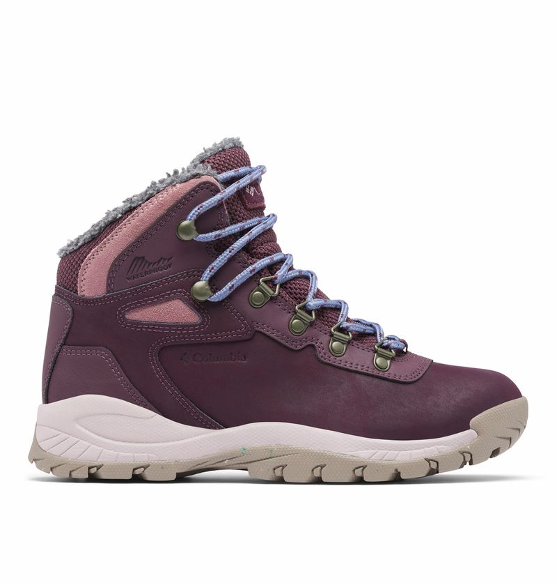 Botines-Para-Mujer-Impermeable-Newton-Ridge™-Plus-II-Omni-Heat™-Guinda-Columbia